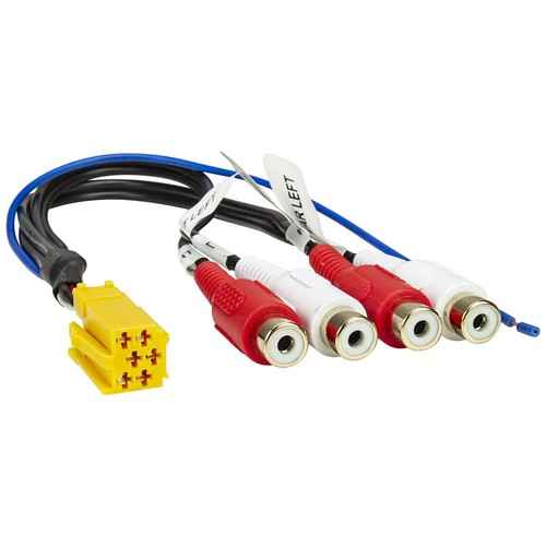 Line out adapter - line-out, gelb