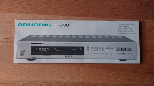 Operating instruction grundig - operating,